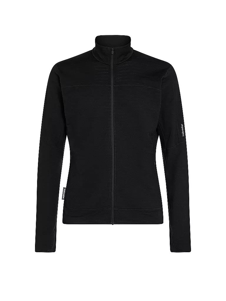 ICEBREAKER | Chaqueta polar de hombre Real 300 Merino | Negro
