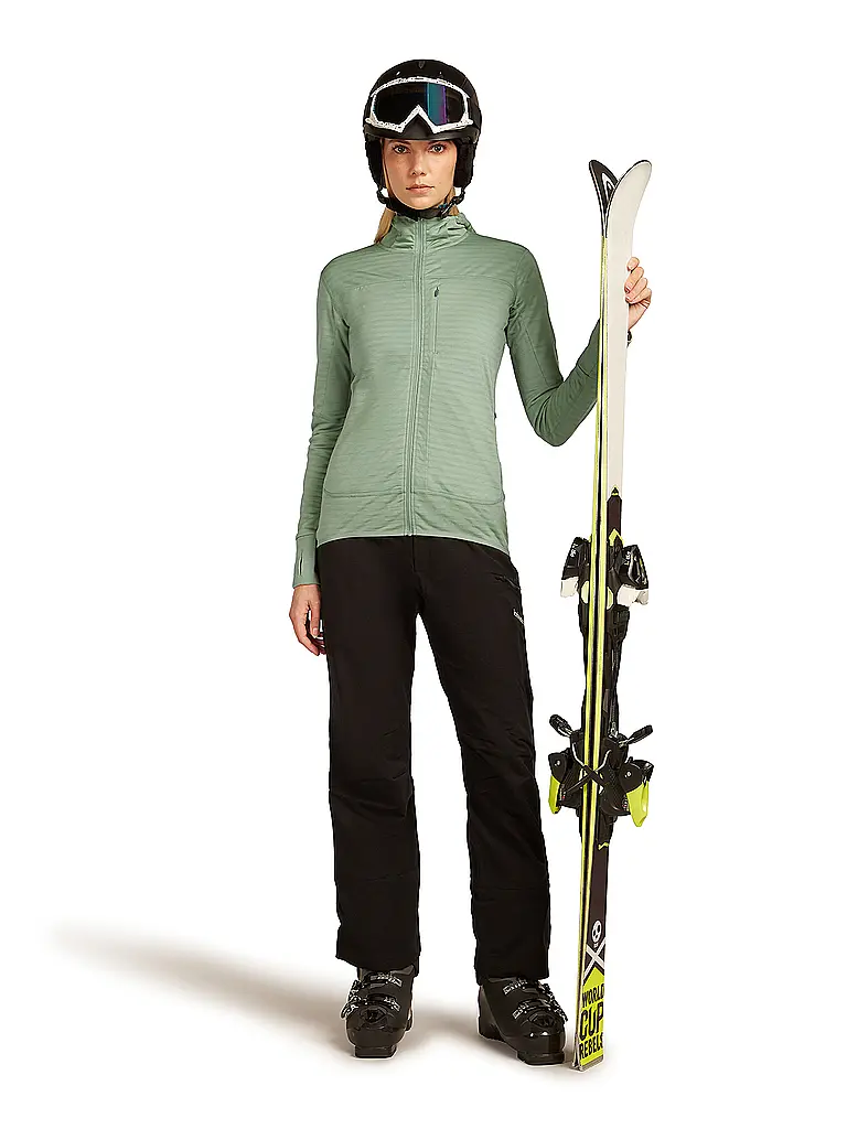 ICEBREAKER | Chaqueta polar de mujer Real Fleece 300 con capucha de merino |