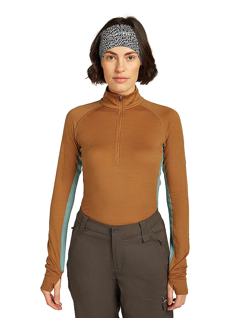 ICEBREAKER | Cinta para la cabeza Flock 200 Merino Snow | Negro