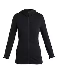 ICEBREAKER | Damen Fleecejacke Quantum 260 Hoodie | Negro