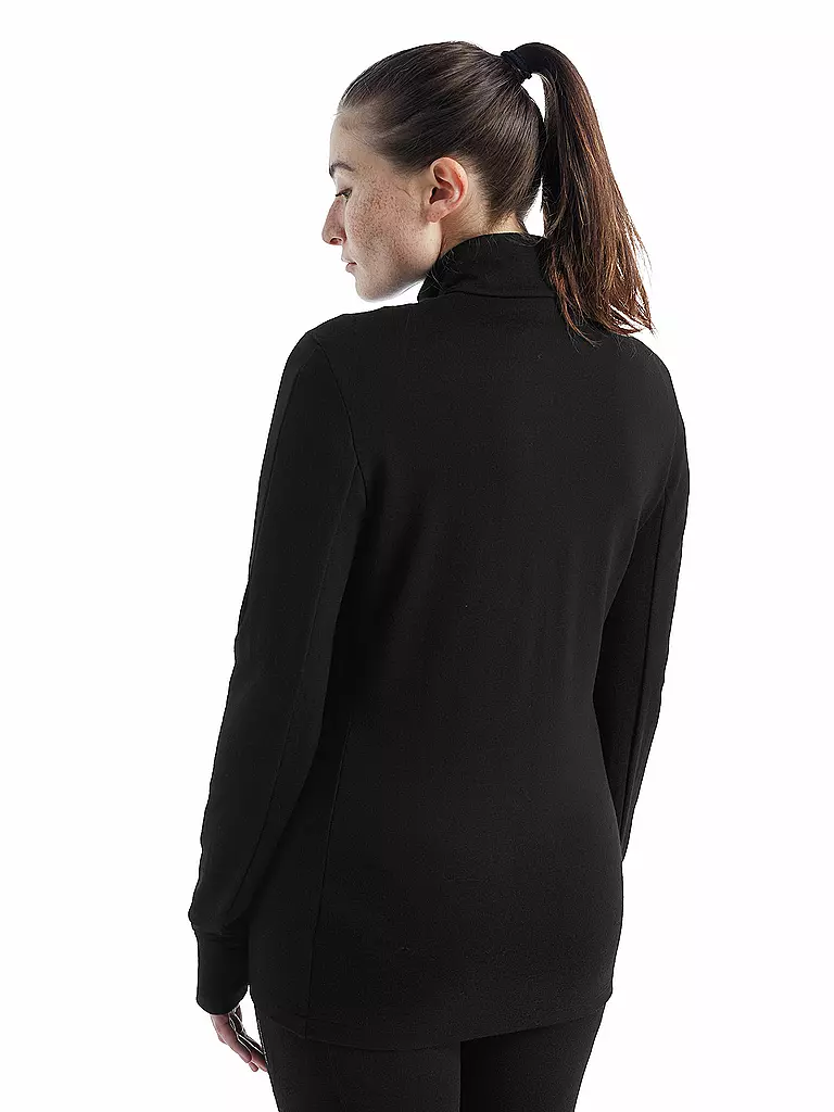 ICEBREAKER | Damen Fleecejacke Quantum III | Negro