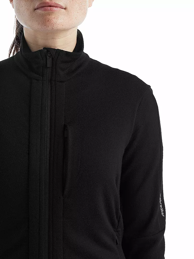 ICEBREAKER | Damen Fleecejacke Quantum III | Negro