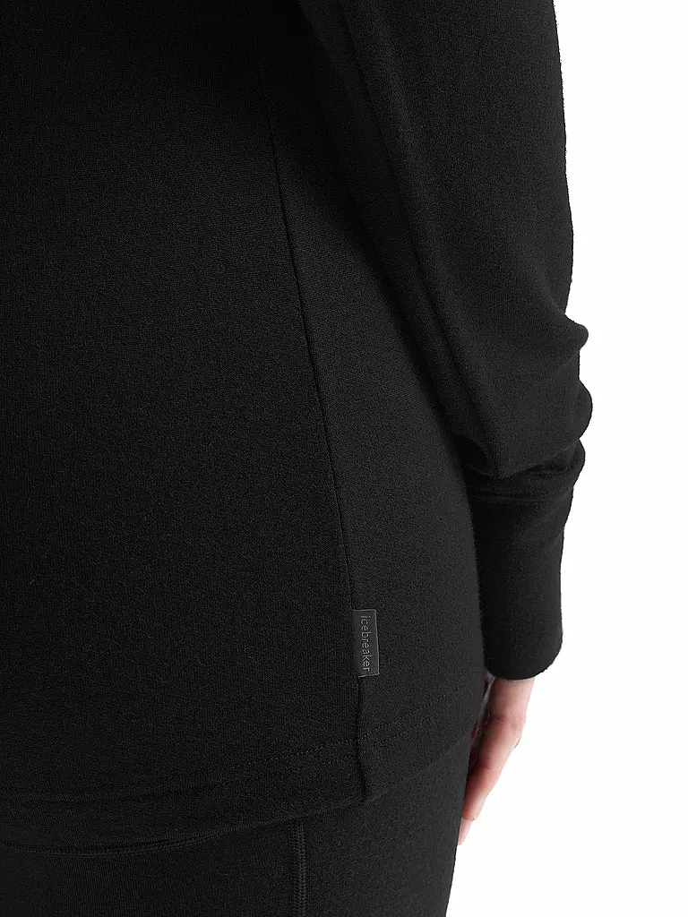 ICEBREAKER | Damen Fleecejacke Quantum III | Negro