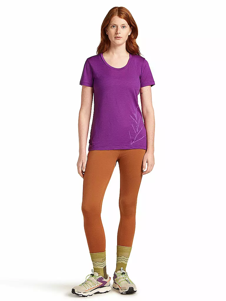 ICEBREAKER | Damen Funkionsshirt Panax 150 Tech | Lila