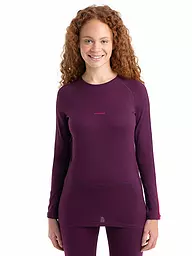 ICEBREAKER | Damen Funktionsshirt 200 ZoneKnit™ Merino  | Rojo oscuro