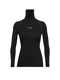 ICEBREAKER | Damen Funktionsshirt 300 MerinoFine™ Rolli | Negro