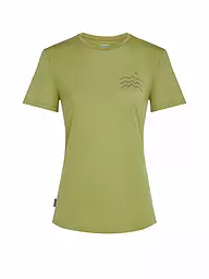 ICEBREAKER | Damen Funktionsshirt Across 125 Cool | Oliva