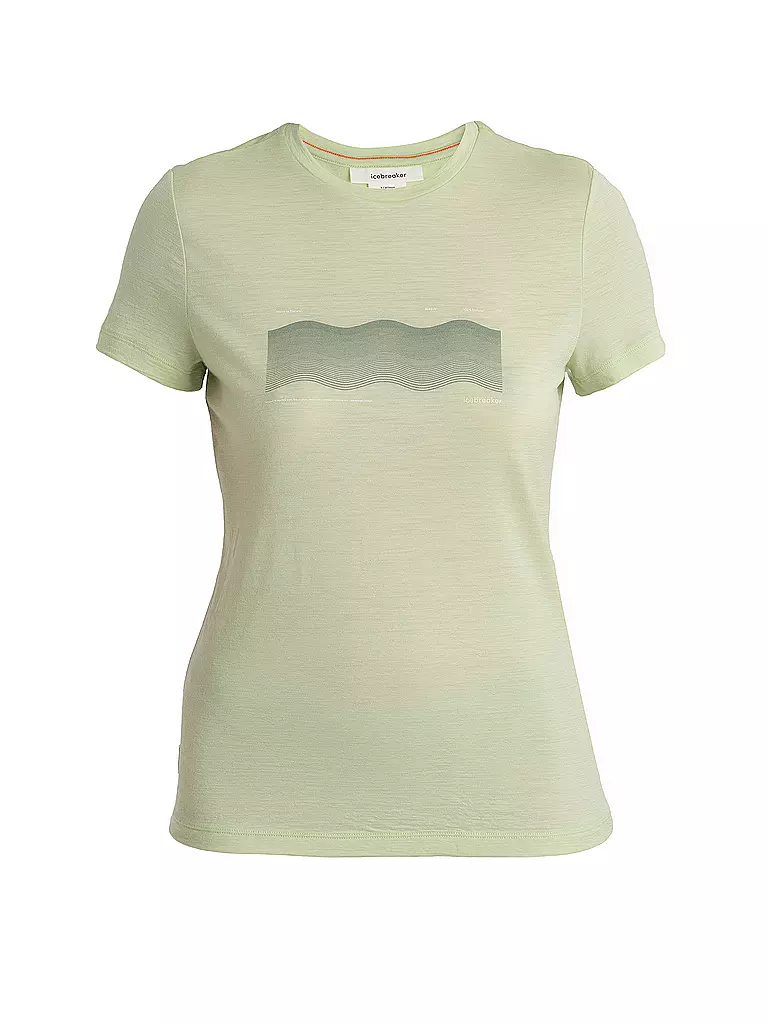 ICEBREAKER | Damen Funktionsshirt Merino 150 Tech Lite III Contour | Verde claro
