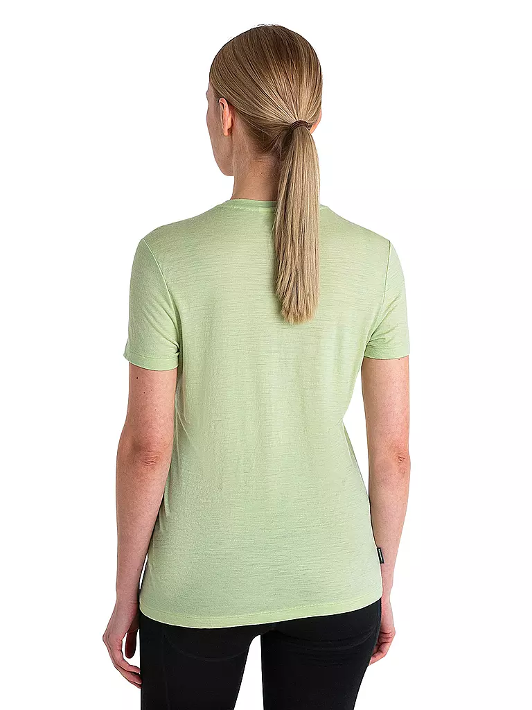 ICEBREAKER | Damen Funktionsshirt Merino 150 Tech Lite III Contour | Verde claro