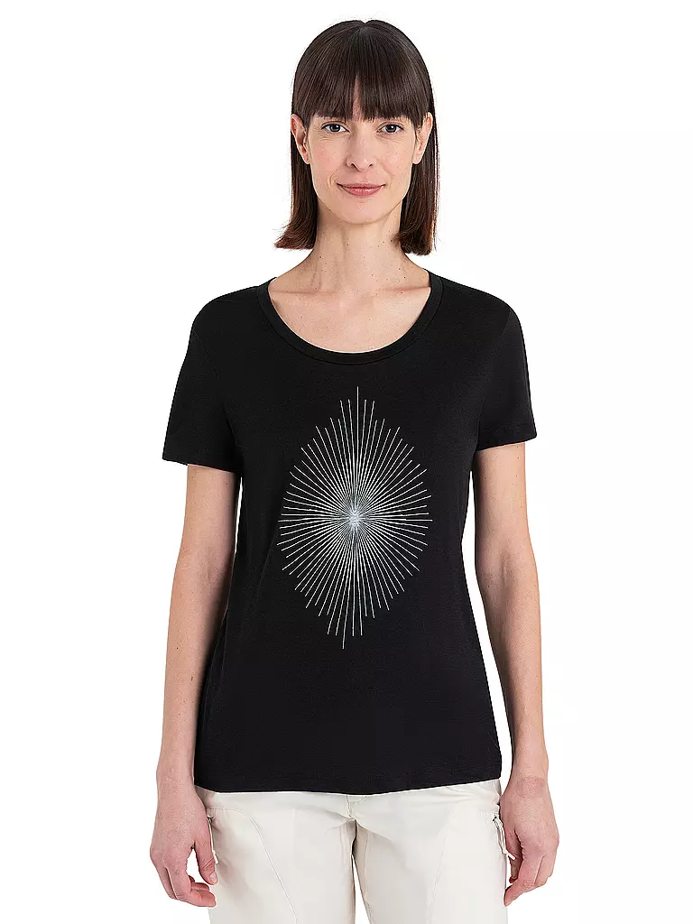 ICEBREAKER | Damen Funktionsshirt Merino 150 Tech Lite III | Negro