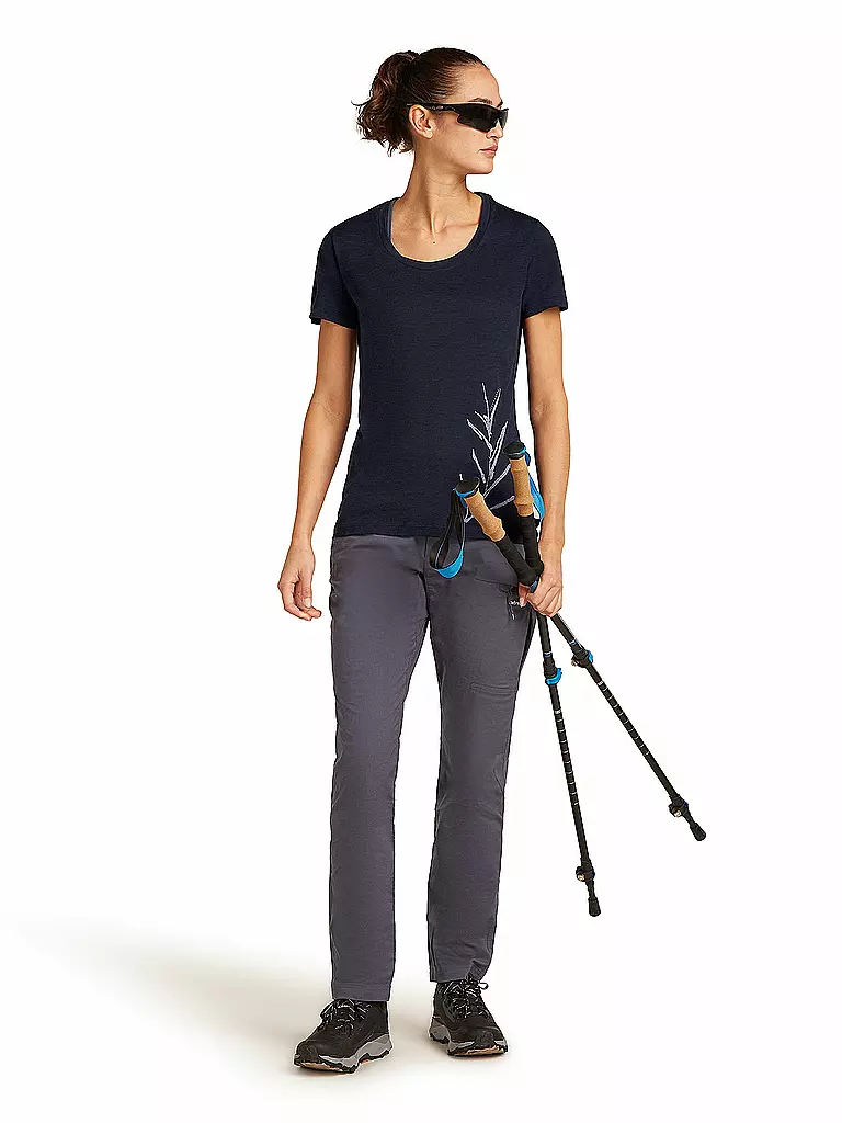 ICEBREAKER | Damen Funktionsshirt Panax 150 Tech | Azul oscuro