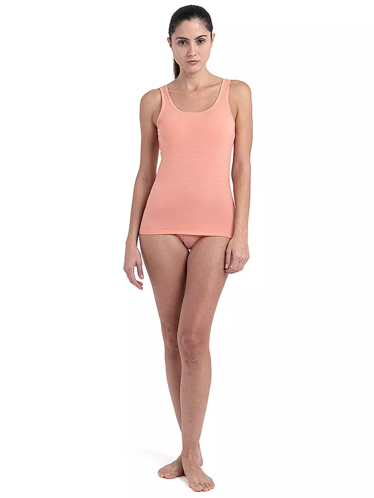 ICEBREAKER | Damen Tank 150 Merino Siren | Coral