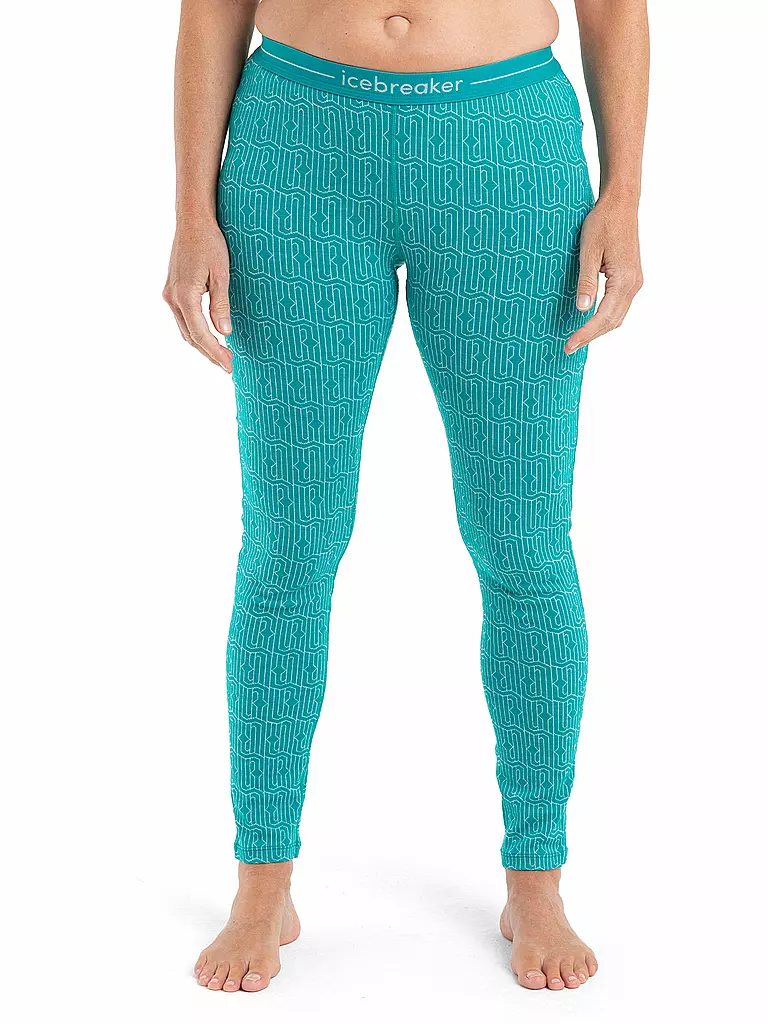 ICEBREAKER | Damen Unterzieh Tight Merino 260 Vertex Long | Menta