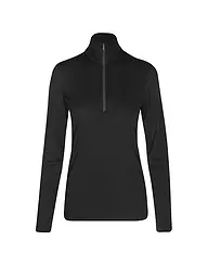 ICEBREAKER | Damen Unterzieh Zipshirt Oasis 200 | Negro