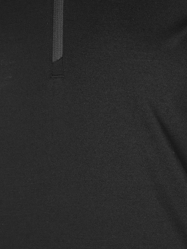 ICEBREAKER | Damen Unterzieh Zipshirt Oasis 200 | Negro