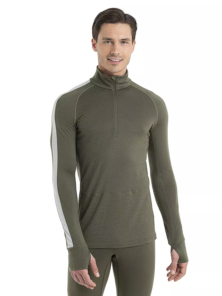 ICEBREAKER | Herren Funktionsshirt 200 ZoneKnit™ Merino | Oliva