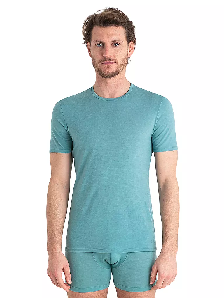ICEBREAKER | Herren Funktionsshirt Anatomica Crewe BF 150 | Petróleo