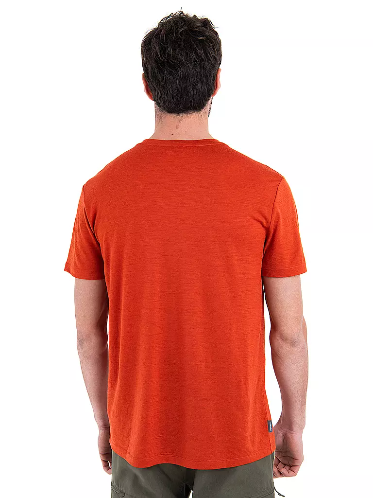 ICEBREAKER | Herren Funktionsshirt Merino 150 Tech Lite III Sunset Tech | Cobre