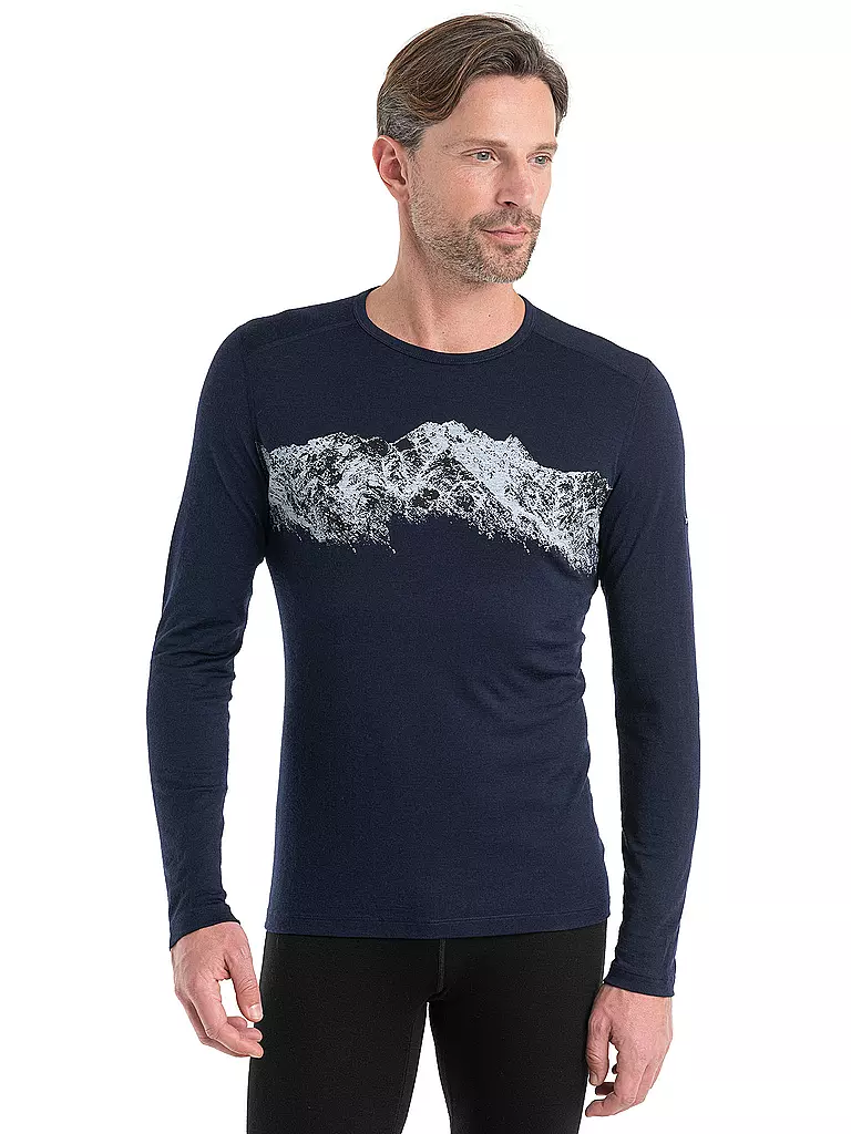 ICEBREAKER | Herren Funktionsshirt Merino 200 Oasis Thermo | Negro