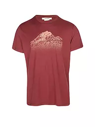 ICEBREAKER | Herren Funktionsshirt Mount Tech Lite | Rojo oscuro
