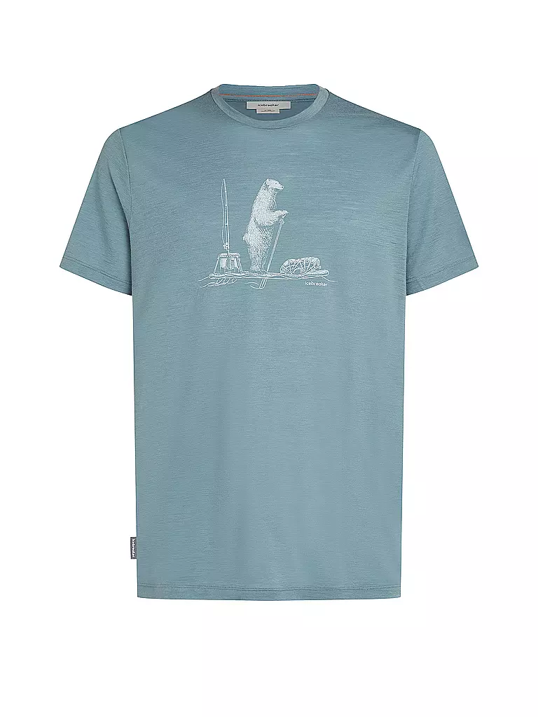 ICEBREAKER | Herren Funktionsshirt Paddle 150 Tech | Azul claro