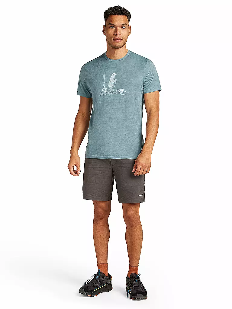 ICEBREAKER | Herren Funktionsshirt Paddle 150 Tech | Azul claro