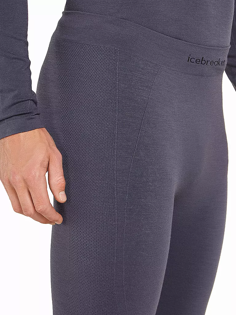 ICEBREAKER | Herren Unterzieh Hose Seamless ZoneKnit 3/4 | Gris