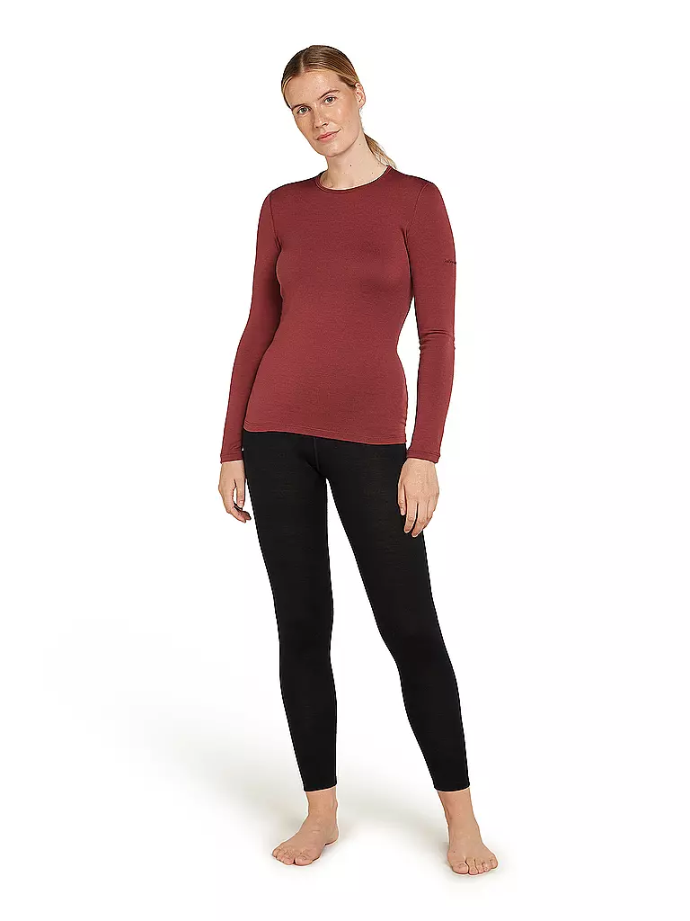 ICEBREAKER | Mallas térmicas de mujer Tech High Rise 260 | Negro