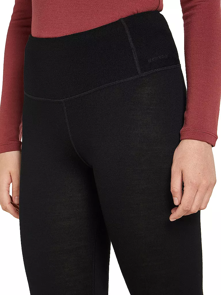 ICEBREAKER | Mallas térmicas de mujer Tech High Rise 260 | Negro