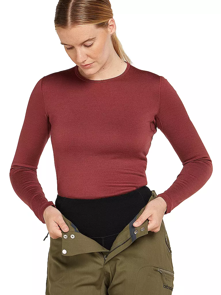 ICEBREAKER | Mallas térmicas de mujer Tech High Rise 260 | Negro