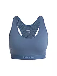 ICEBREAKER | Sujetador deportivo de mujer Racerback Merino 125 de sujeción baja | Azul