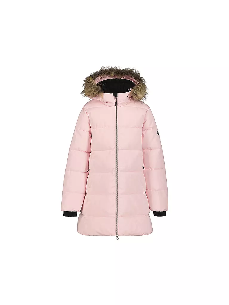 ICEPEAK | Abrigo de invierno con capucha Keystone para niña | Rosa