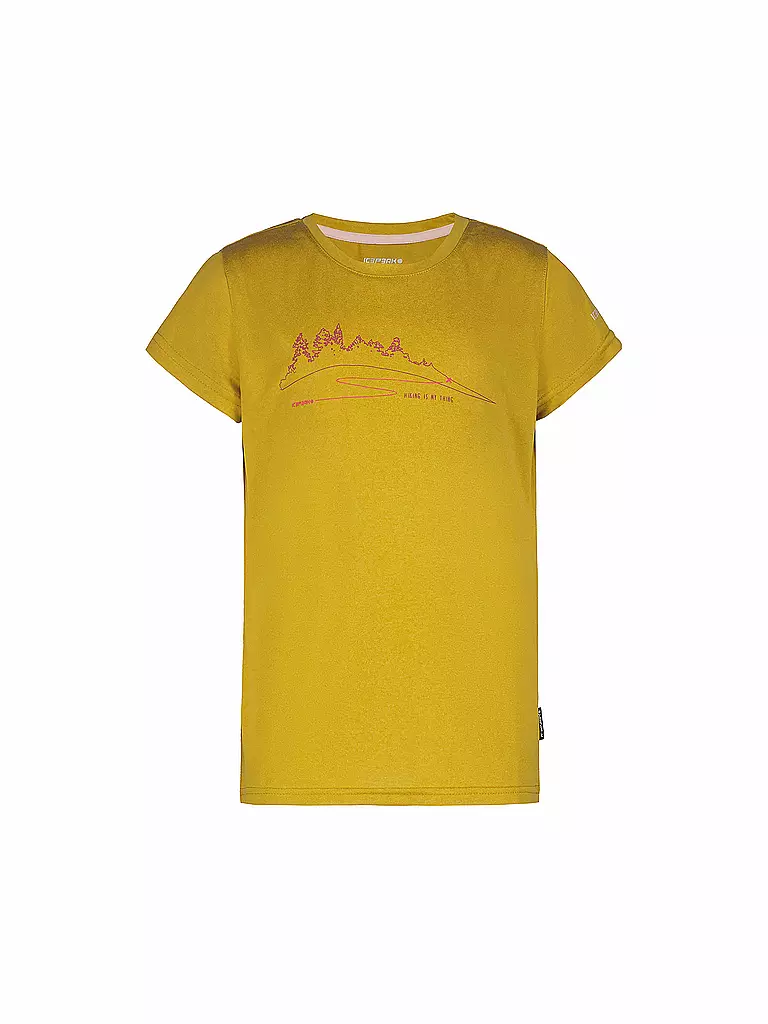 ICEPEAK | Camiseta de niña Kivalina JR | Mostaza