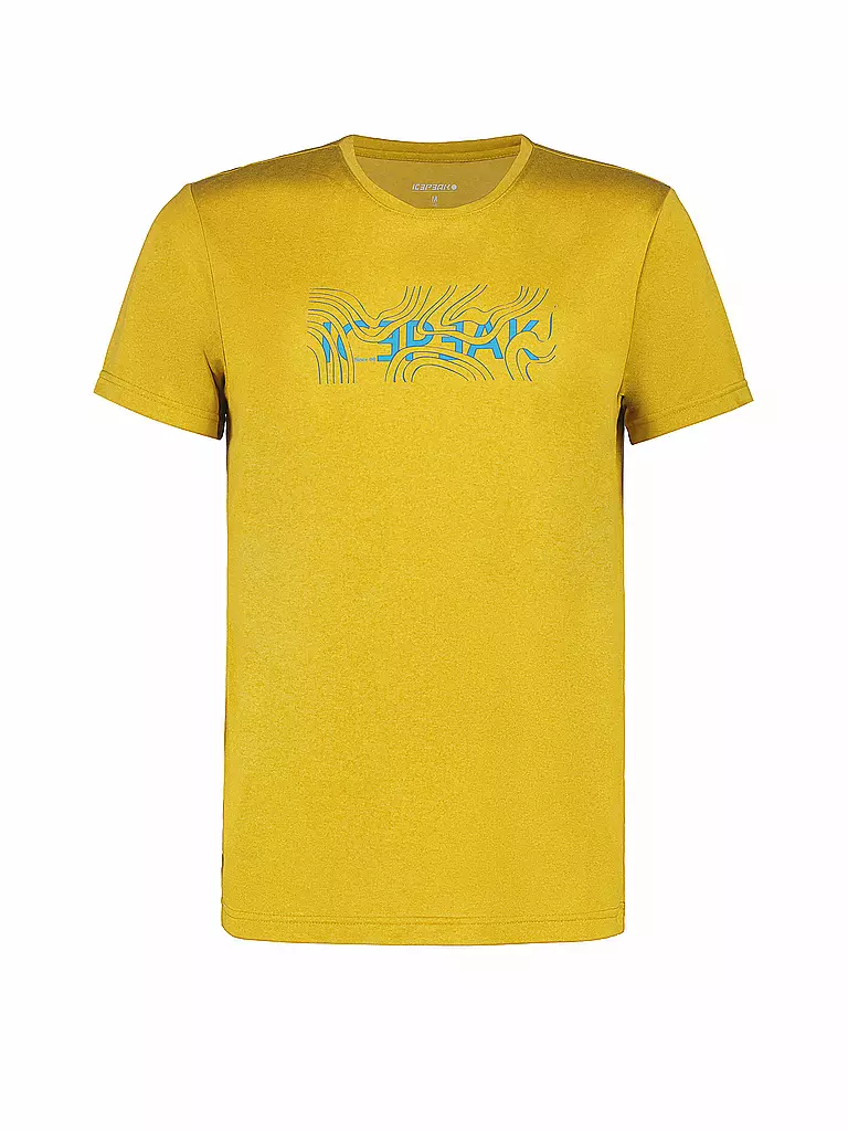 ICEPEAK | Camiseta funcional Baerden para hombre | Mostaza