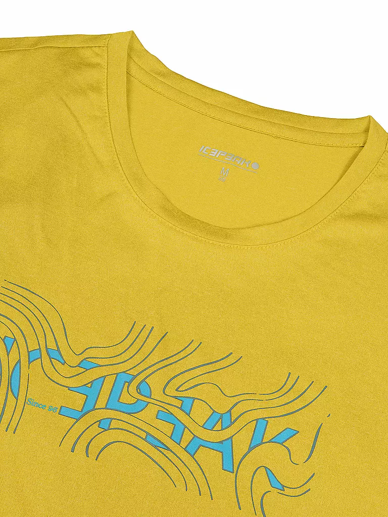 ICEPEAK | Camiseta funcional Bearden para hombre | Mostaza