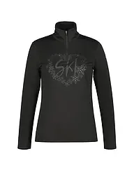 ICEPEAK | Camiseta interior con cremallera Ellenton para mujer | Negro