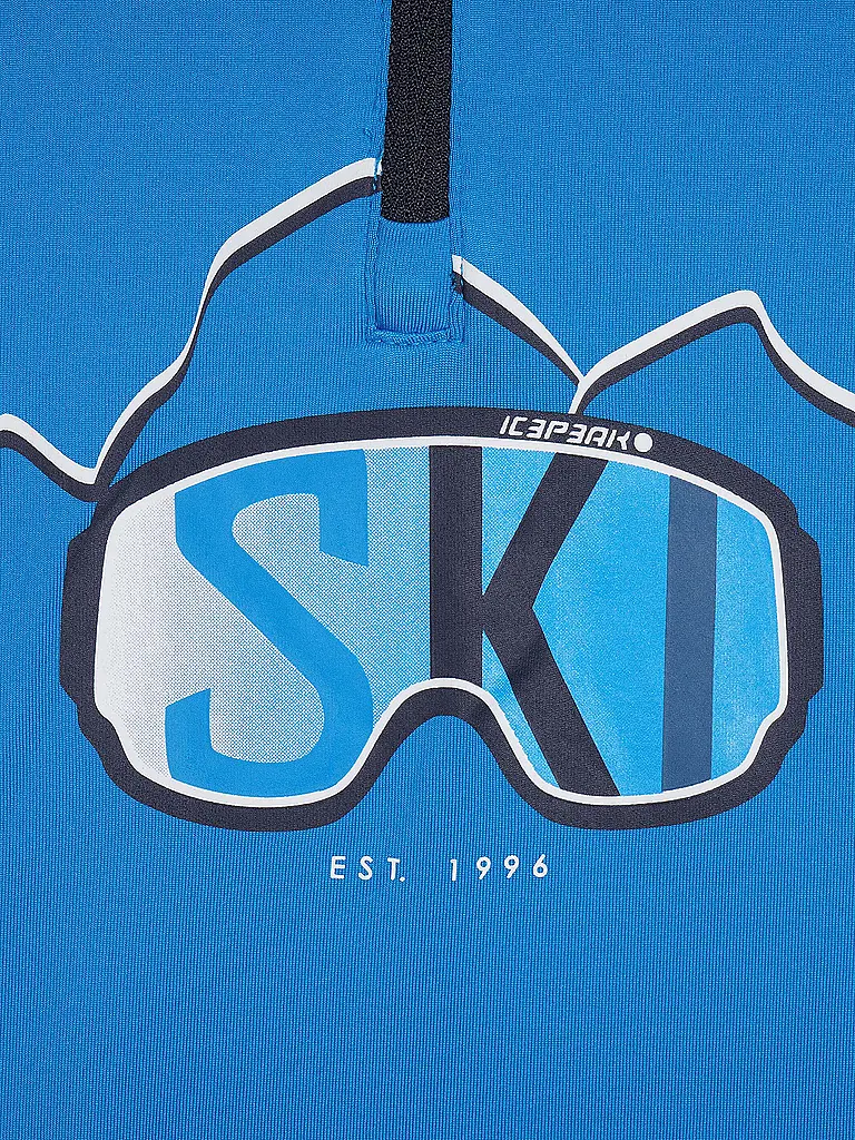 ICEPEAK | Camiseta interior con cremallera para niño Layton Jr | Azul