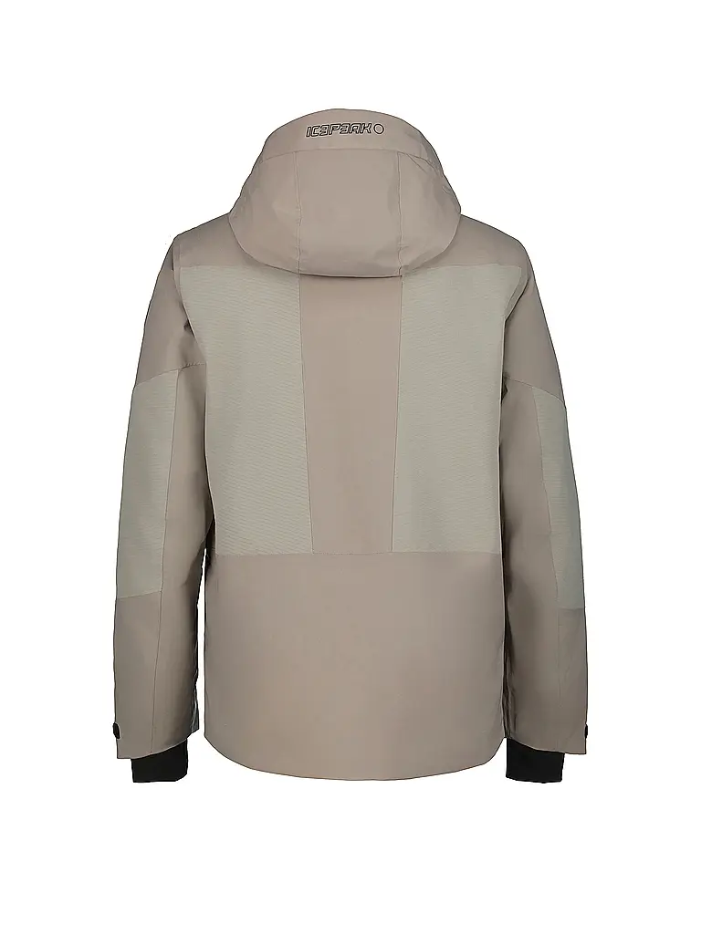 ICEPEAK | Chaqueta de esquí para hombre Faulkton con capucha | Gris