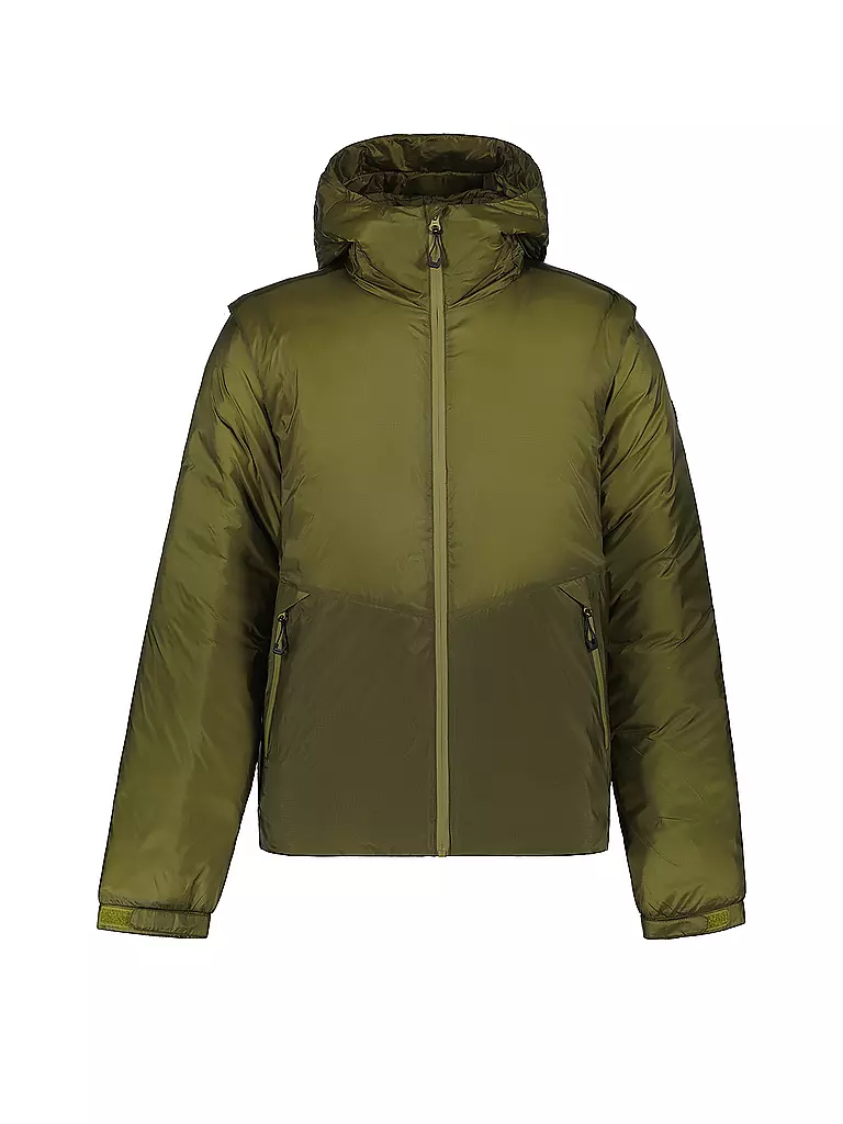 ICEPEAK | Chaqueta de invierno para hombre Morenci con capucha | Oliva