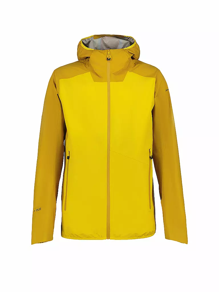 ICEPEAK | Chaqueta de senderismo para hombre Dawson 2.5L con capucha | Mostaza