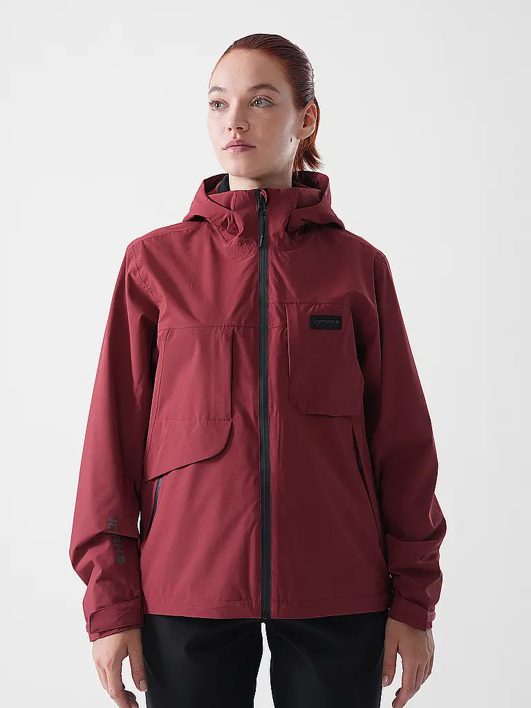 ICEPEAK | Chaqueta de senderismo para mujer Brilliant Shell con capucha |