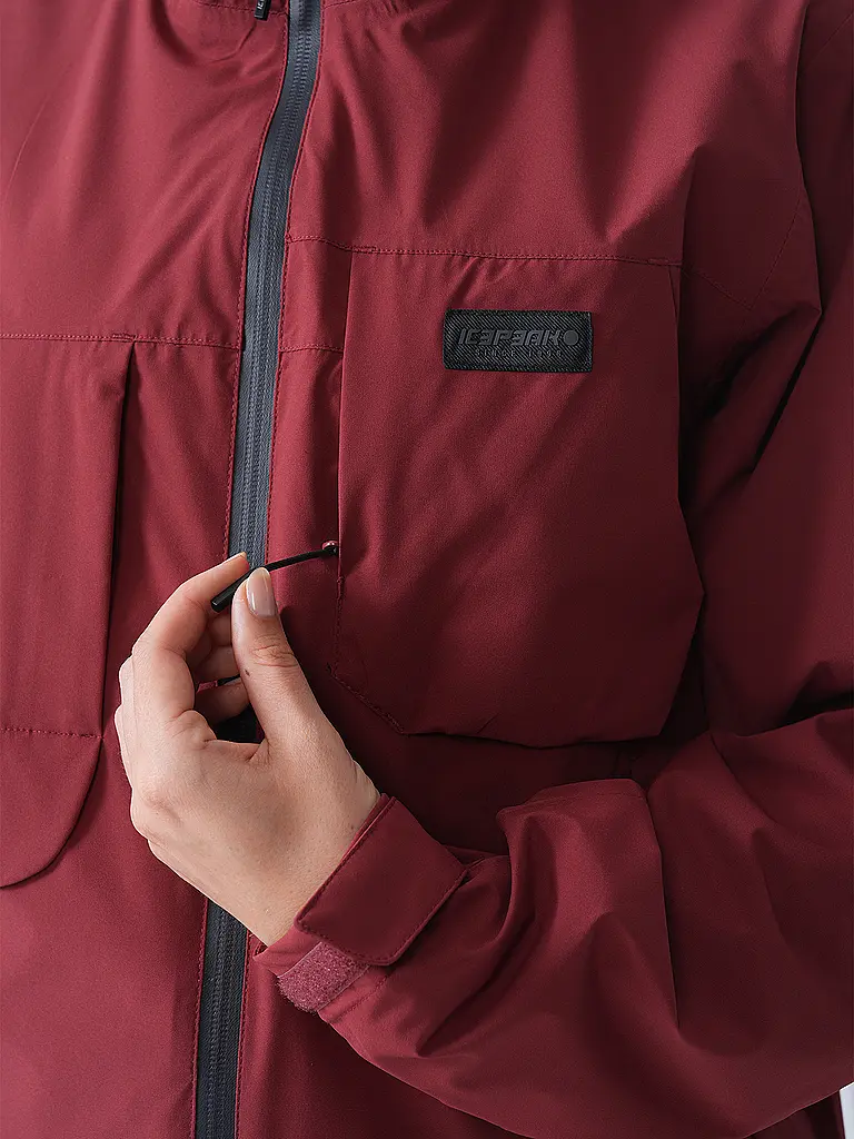 ICEPEAK | Chaqueta de senderismo para mujer Brilliant Shell con capucha |