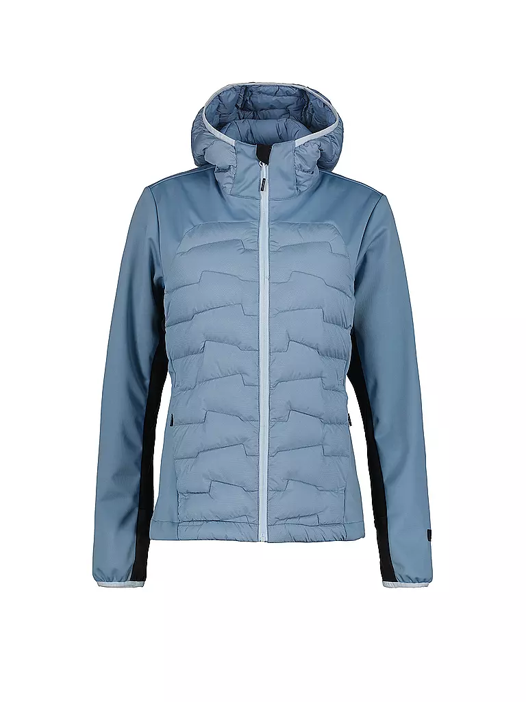 ICEPEAK | Chaqueta híbrida Burlison con capucha para mujer | Azul claro