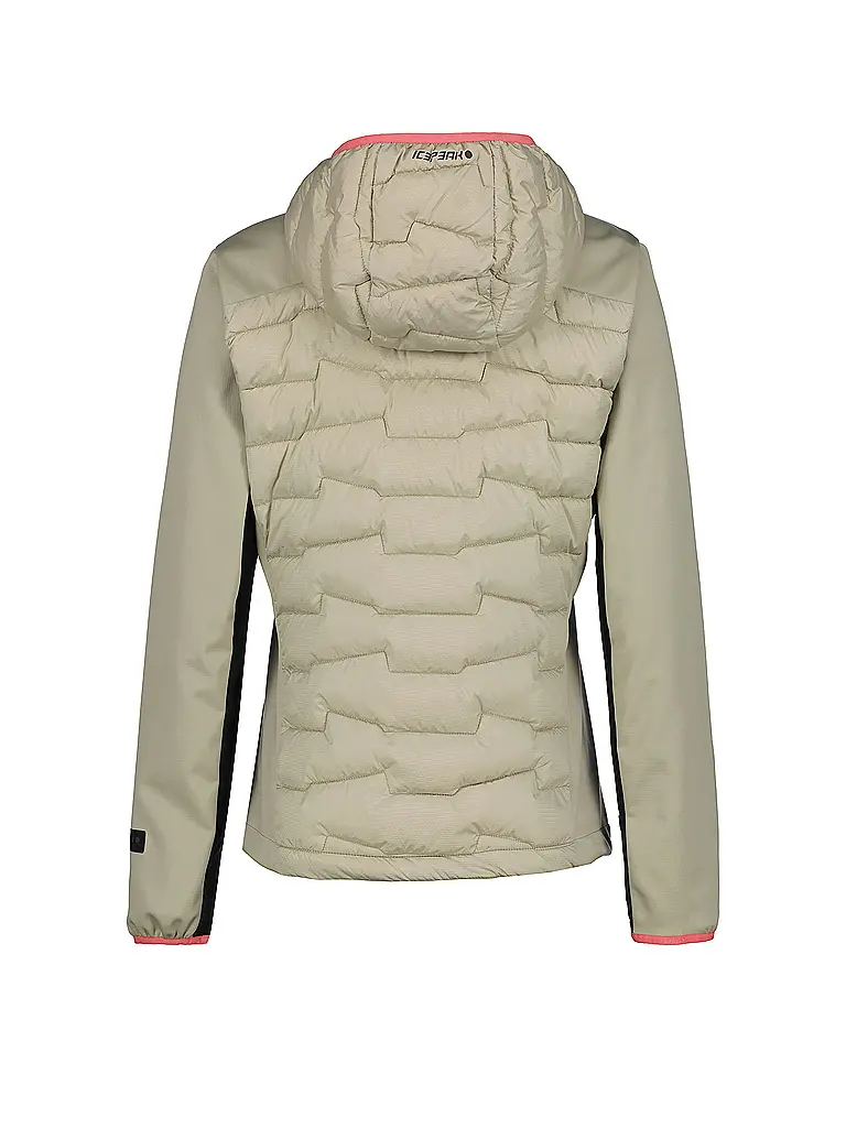 ICEPEAK | Chaqueta híbrida con capucha Burlison para mujer | Beige