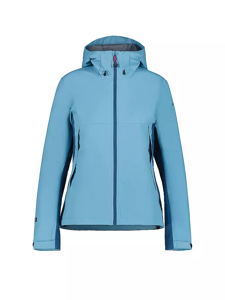 ICEPEAK | Chaqueta híbrida softshell con capucha Bryant para mujer | Azul claro