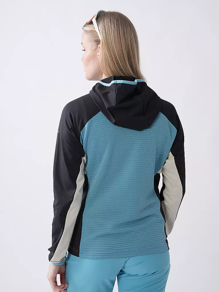 ICEPEAK | Chaqueta polar con capucha Basile para mujer | Azul claro