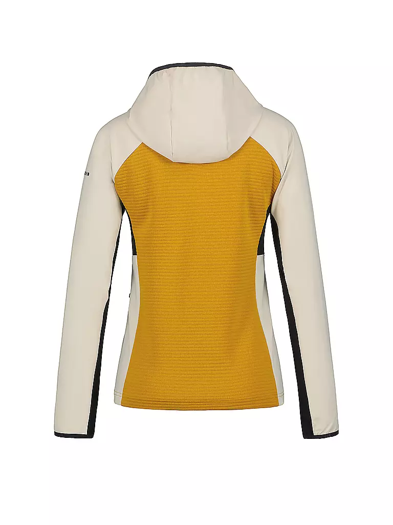 ICEPEAK | Chaqueta polar con capucha Basile para mujer | Mostaza