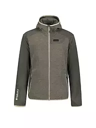 ICEPEAK | Chaqueta polar con capucha Bolivar para hombre | Marrón claro