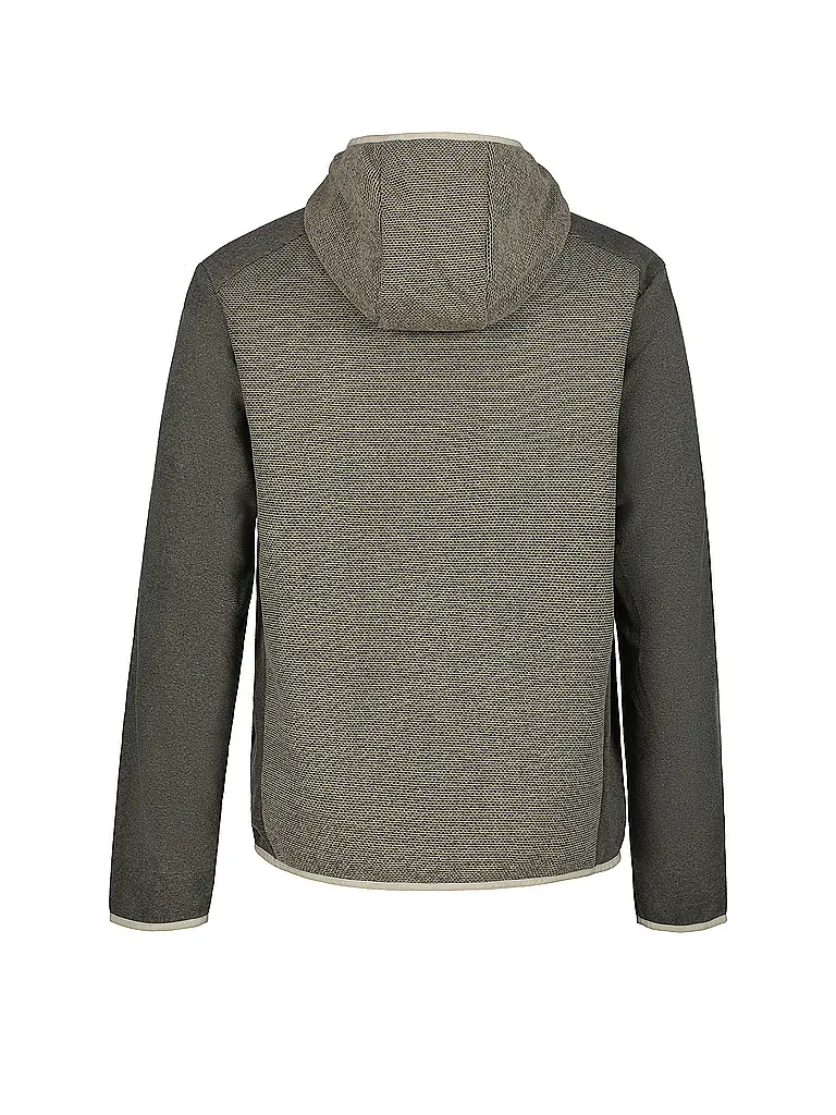 ICEPEAK | Chaqueta polar con capucha Bolivar para hombre | Marrón claro