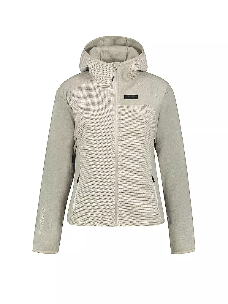 ICEPEAK | Chaqueta polar con capucha Bradgate para mujer | Beige